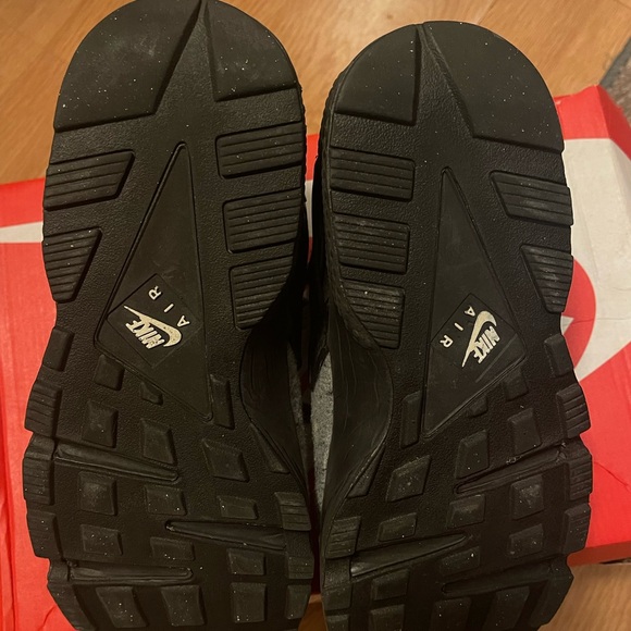 NIKE AIR HUARACHE RUN TP “FLEECE” GREY-BLACK SZ 8 [749659-002] - Picture 14 of 16